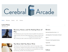 Tablet Screenshot of cerebralarcade.com